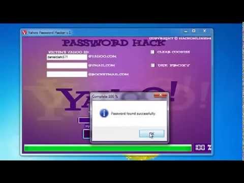 how to yahoo password hack